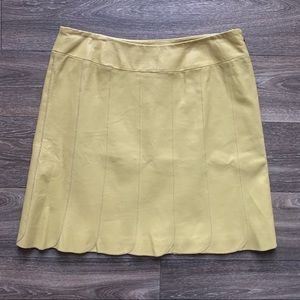 Newport News paneled leather mini skirt size 12
